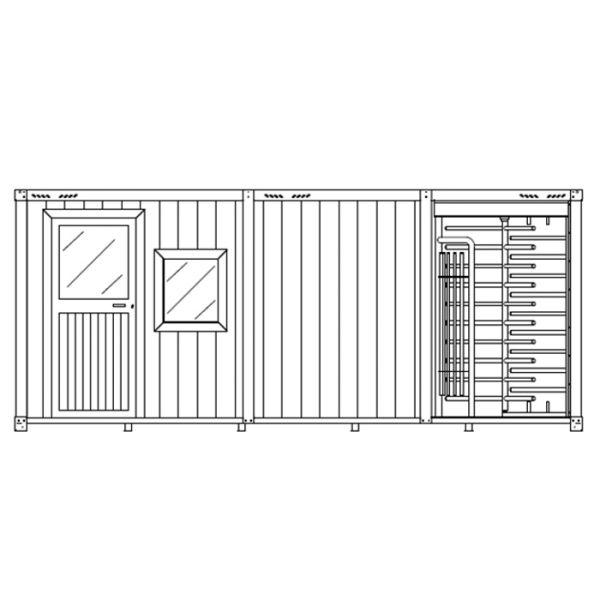 Мобильный бокс с офисом Came Ozak Container 6M A (PSGC6MA)