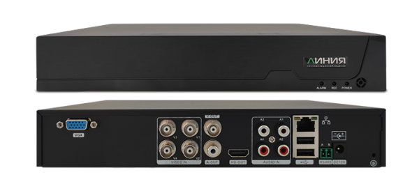 Видеорегистратор мультиформатный 4 канальный Линия XVR 4S