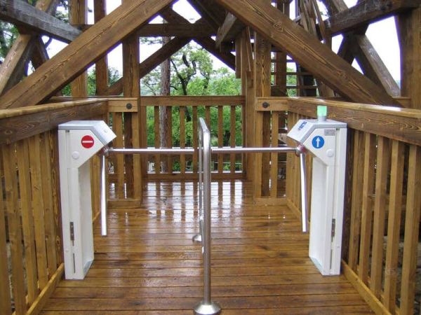 Двухштанговый турникет Gotschlich Compact 2-Arm INOX