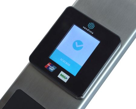 Турникет платного доступа тумбовый уличный PERCo-TTD-10A с терминалом Vendotek VX (с автоматическими планками Антипаника)