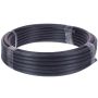 Труба гладкая жесткая ПНД D16 (чёрный), 25 м