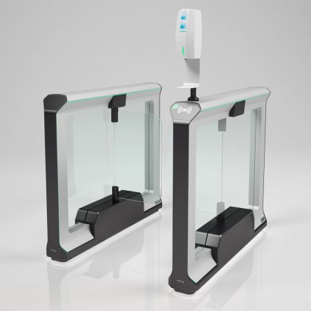 Распашной турникет Magnetic mWing с закаленными створками 600 мм