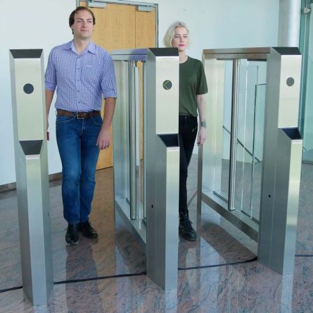 Центральный модуль распашного турникета Gotschlich Axioma High 1525H (650 мм) (6AXI2DC-S15)