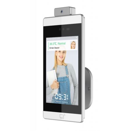 Биометрический терминал распознавания лиц и температуры тела Uface 8-Temp, настенный