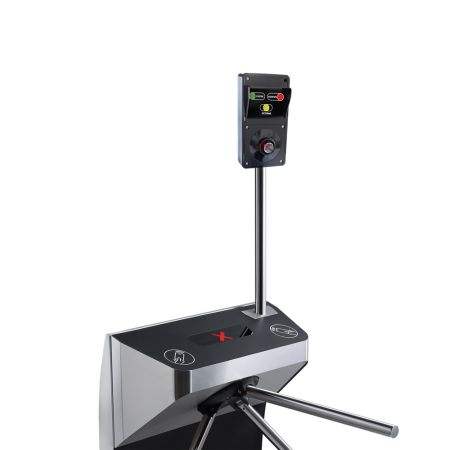 Турникет-трипод моторизованный PERCo TTR-11A из нержавеющей стали, с автоматическими планками Антипаника