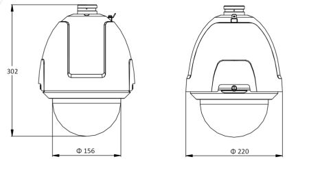 Скоростная поворотная уличная IP-камера 2Мп HikVision DS-2DF5225X-AEL(T3) с 25x оптическим зуммом