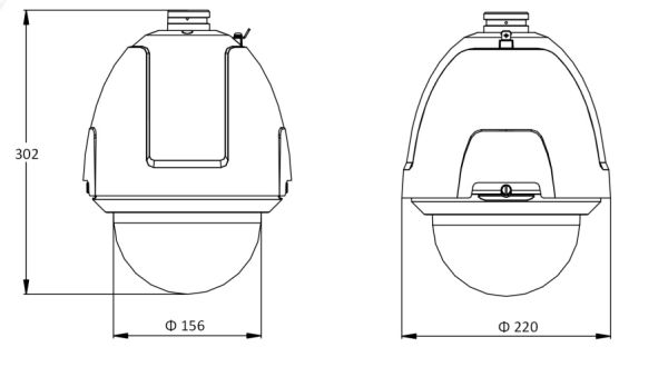 Скоростная поворотная уличная IP-камера 2Мп HikVision DS-2DF5225X-AEL(T3) с 25x оптическим зуммом