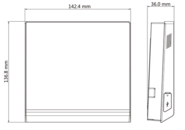 Биометрический терминал доступа HikVision DS-K1T201AMF по отпечатку пальца