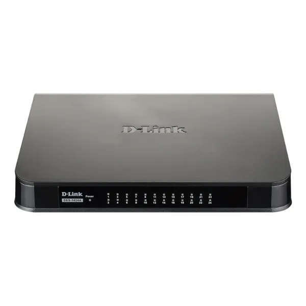Коммутатор D-Link DES-1024A 24-портовый неуправляемый