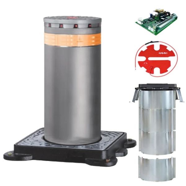 Комплект автоматического противотаранного барьера FAAC J275 HA V2 INOX 800 мм из нерж.стали