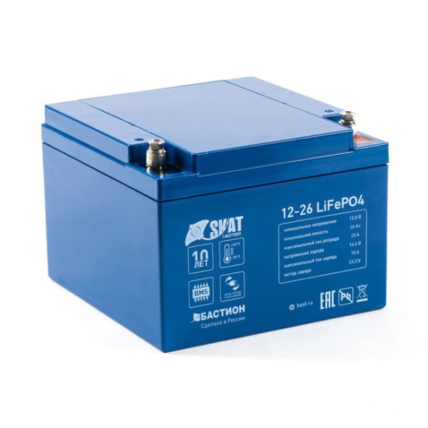 Аккумулятор Li-ion Skat i-Battery 12-26 LiFePO4
