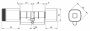 Электронный цилиндр dormakaba 1435 MID Europrofile, Mifare