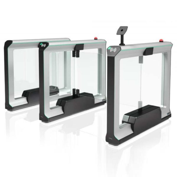 Распашной двухпроходной турникет Magnetic mWing с закаленными створками 600 и 900 мм