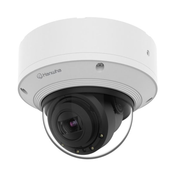 Купольная антивандальная IP-видеокамера 2Мп Wisenet XND-6081REV (2.8-12 мм) c PoE инжектором