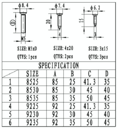 Механический замок узкопрофильный dormakaba 850a 85/30/8 F=24 для алюминиевых дверей