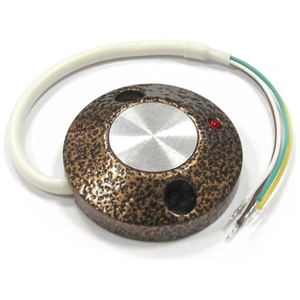 Кнопка выхода AccordTec КН-05К со светодиодом, коричневая