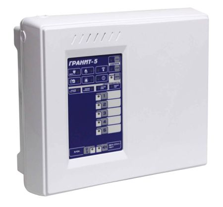 Прибор Гранит-5 (USB) 48 В c IP-регистратором, приемно-контрольный и управления охранно-пожарный