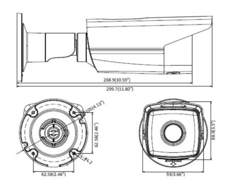 Уличная IP-видеокамера 8Мп HikVision DS-2CD2T83G0-I5 (2.8 мм)