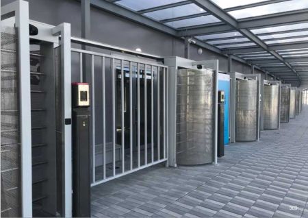 Турникет полноростовой двухпроходной Came Guardian PSGD3, уличный, из окрашенной стали