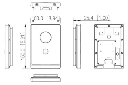 Дверная IP-станция Dahua Villa DHI-VTO2211G-P-S2