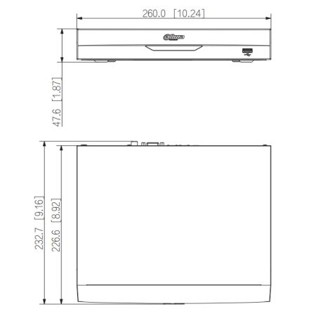 IP-видеорегистратор 16Мп 16-канальный WizSense Dahua DHI-NVR4116HS-EI