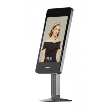 Биометрический терминал распознавания лиц и отпечатков Uface 8T Pro FP с кронштейном на турникет