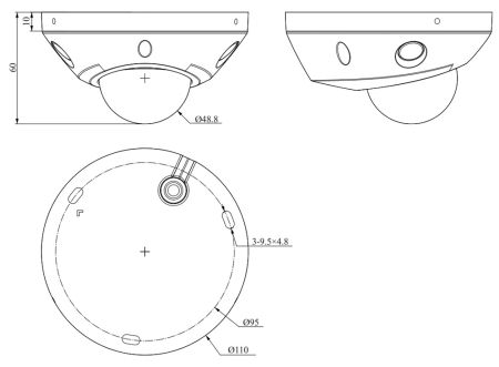 IP-видеокамера 5Мп RVi-1NCF5358 (2.8)