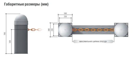 Колонна с приводом и блоком управления Came CAT-X24