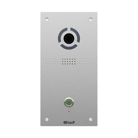 Вызывная панель Bas-IP AV-04FD Silver, врезная
