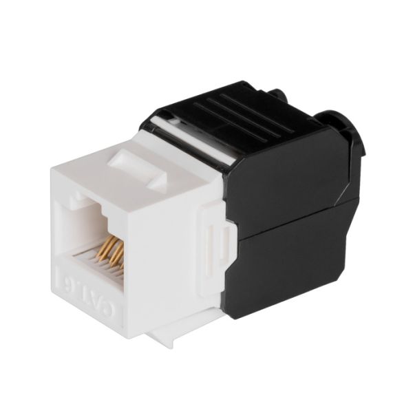 Модуль коммутационный ЛЮ-МКС-6.8К39.Би, тип Keystone 180°, UTP, кат.6, самозажимной