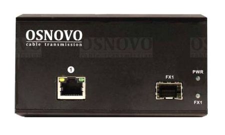 Промышленный медиаконвертер Gigabit Ethernet Osnovo OMC-1000-11X/I