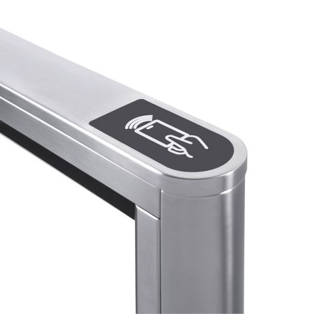 Турникет распашной PERCo ST-11S «Скоростной проход» с крышками из нержавеющей стали и створками 300 мм, высотой 1300 мм