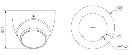 IP-видеокамера уличная 2Мп Dahua DH-IPC-HDW3241EMP-S-0600B-S2