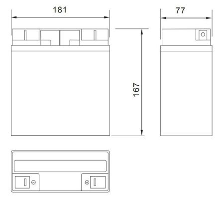 Аккумулятор Etalon FS 1217 (12В 17 А∙ч)