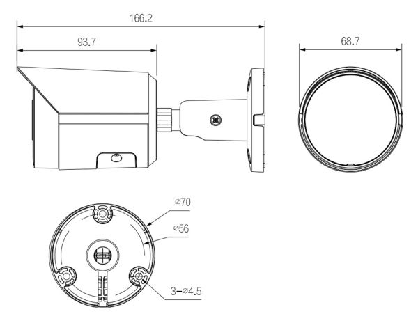 IP-видеокамера уличная 4Мп Dahua DH-IPC-HFW2449SP-S-IL-0360B