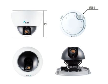 Уличная купольная IP-камера IDIS DC-D1223W