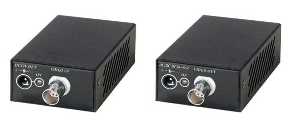 Комплект приемопередатчиков композитного видео и питания SC&T CA101VP до 800м