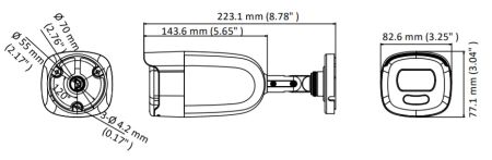 Уличная HD-TVI видеокамера 2Мп HikVision ColorVu DS-2CE12DFT-F28 (2.8 мм)