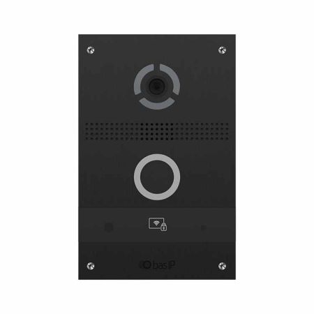 Вызывная видеопанель BAS-IP AV-08FB Black с распознаванием лиц