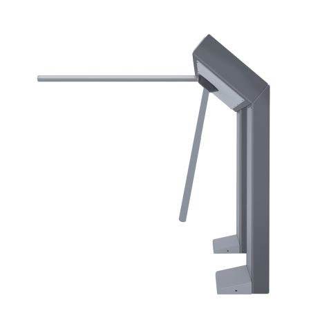 Турникет-дуопод моторизованный двухстоечный STOP-COVID-счетчик Rusgate T2-M-BF v.1.2 (с автоматическими планками Антипаника)