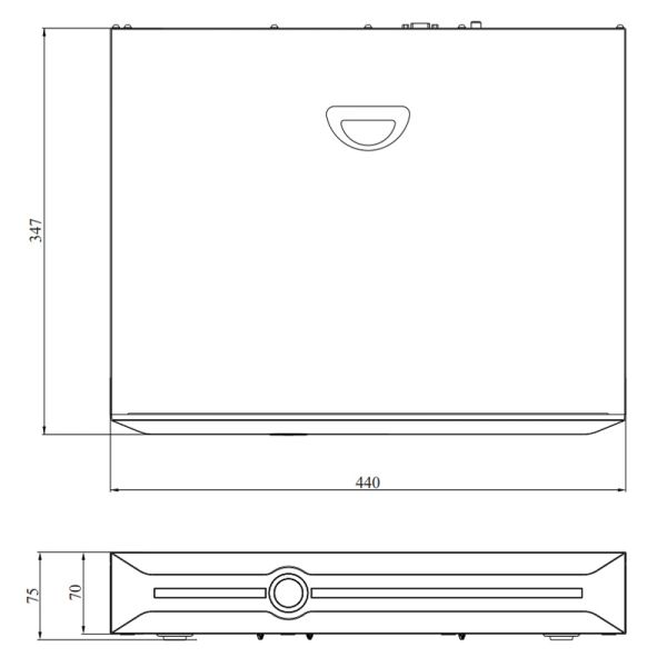 IP-видеорегистратор 40-канальный RVi-1NR40481 IP-видеорегистратор 40-канальный RVi-1NR40481