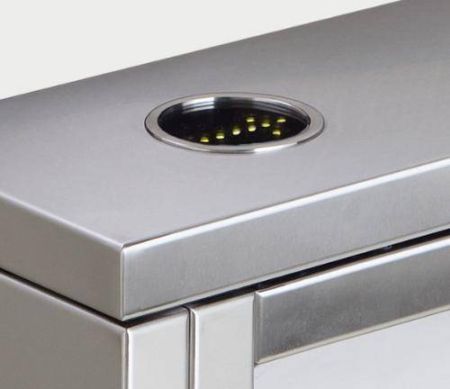 Турникет-трипод тумбовый PERCo-TTD-03.2S из нержавеющей стали (с планками Антипаника) Турникет-трипод тумбовый PERCo-TTD-03.2S из нержавеющей стали (с планками Антипаника)