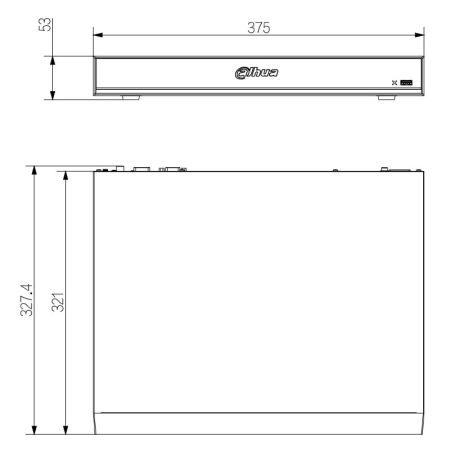PoE-видеорегистратор 24Мп 16-канальный WizSense Dahua DHI-NVR5216-16P-I/L