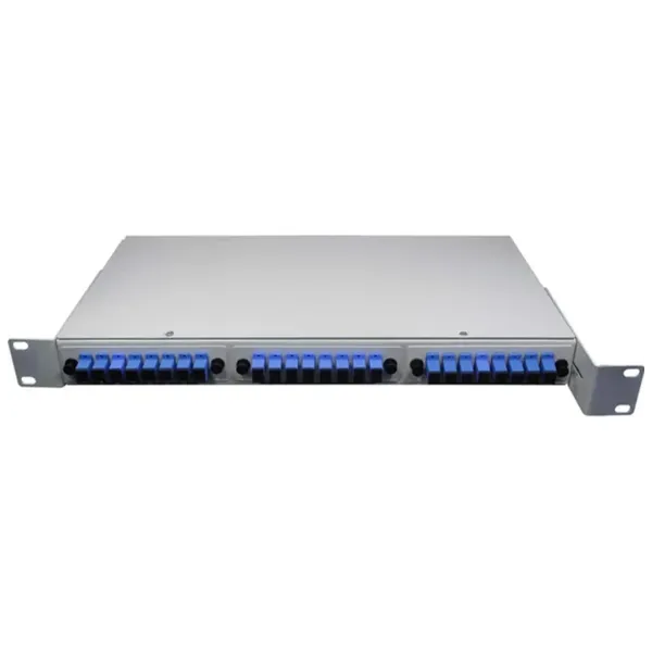 Оптический кросс TWIST CROSSO-24SC-U на 24 порта SC UPC, стоечный, в сборе