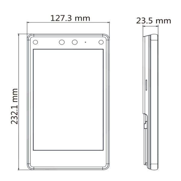Биометрический терминал доступа HikVision DS-K1T680D-E1 по распознаванию лиц