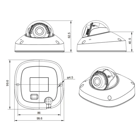 IP-видеокамера 5Мп RVi-2NCF5368 (2.8)