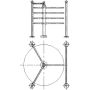 Ограждение для роторного турникета Ростов-Дон ОП-Р прямое