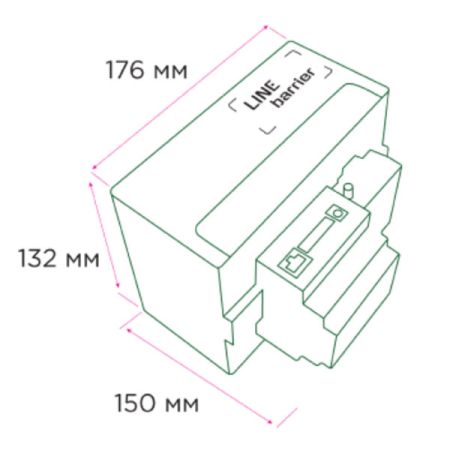 Комплект для автоматизации проезда Линия Line Barrier 2APNR