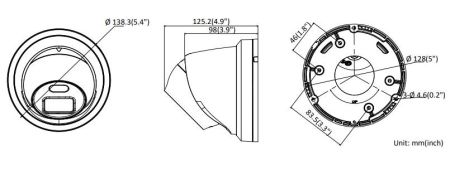 Уличная купольная IP-видеокамера 2Мп HikVision DS-2CD2327G1-L (4 мм) с технологией ColorVu