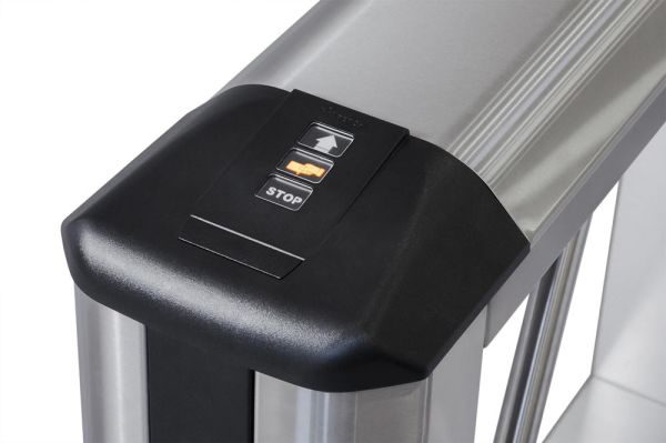 Турникет-трипод тумбовый PERCo-TB01.9A из нержавеющей стали (с автоматическими планками Антипаника)